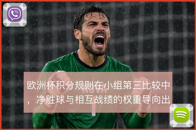 欧洲杯积分规则在小组第三比较中，净胜球与相互战绩的权重导向出线策略